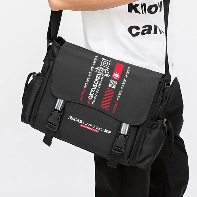 Cycling Commuter Bag - Anime Cyberpunk 2077 Cosplay Tek Omuzlu