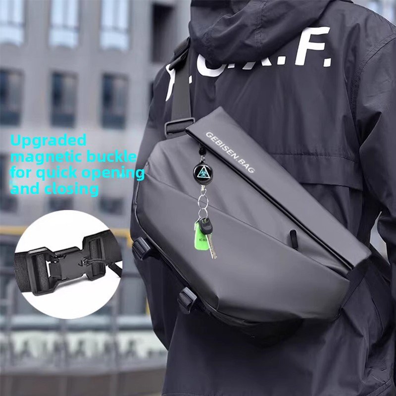 Cycling Commuter - Manyetik Tokalı Erkekler İçin Çapraz Askılı