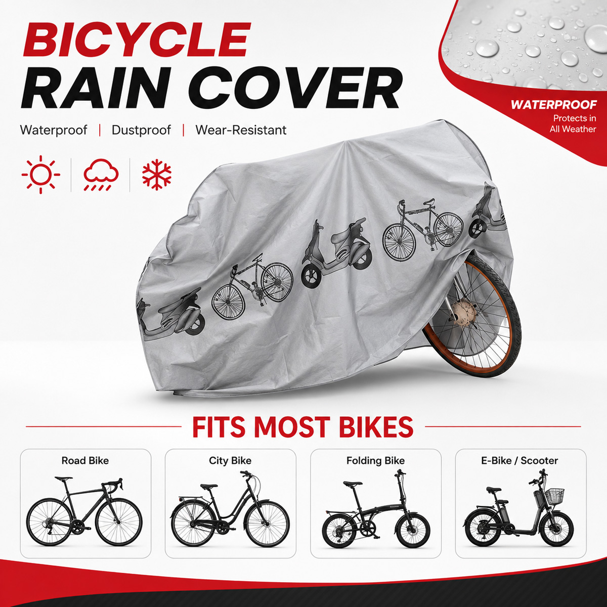 PINMOAP Evrensel Bisiklet Yağm - Cycling Commuter Bag incelemesi ve fiyatı