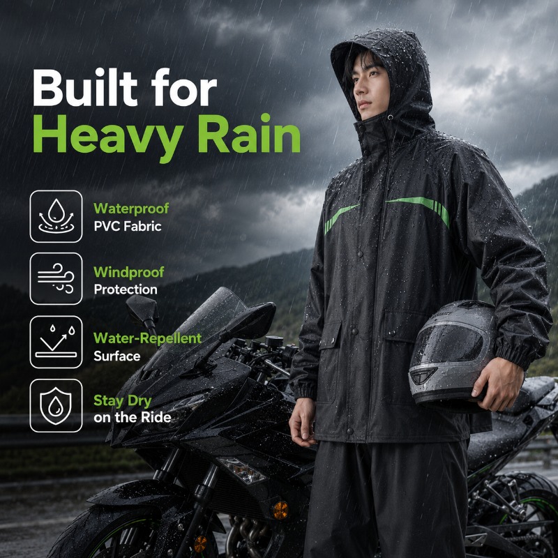 Unisex 2 Parçalı Su Geçirmez B - Cycling Commute Rain incelemesi ve fiyatı